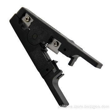 Wire Stripper for Round Cables, Stripping Center Core and Outer Jacket